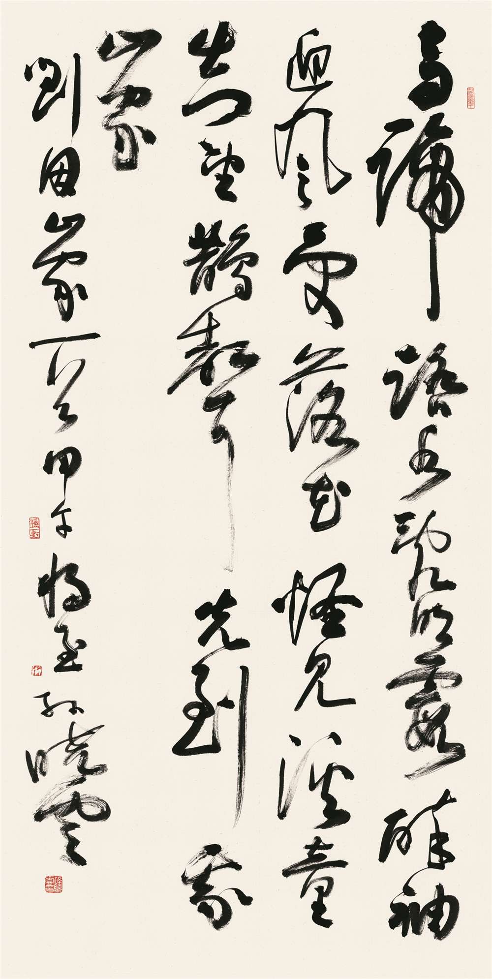 《刘因  山家》137cm×70cm  2014年.jpg