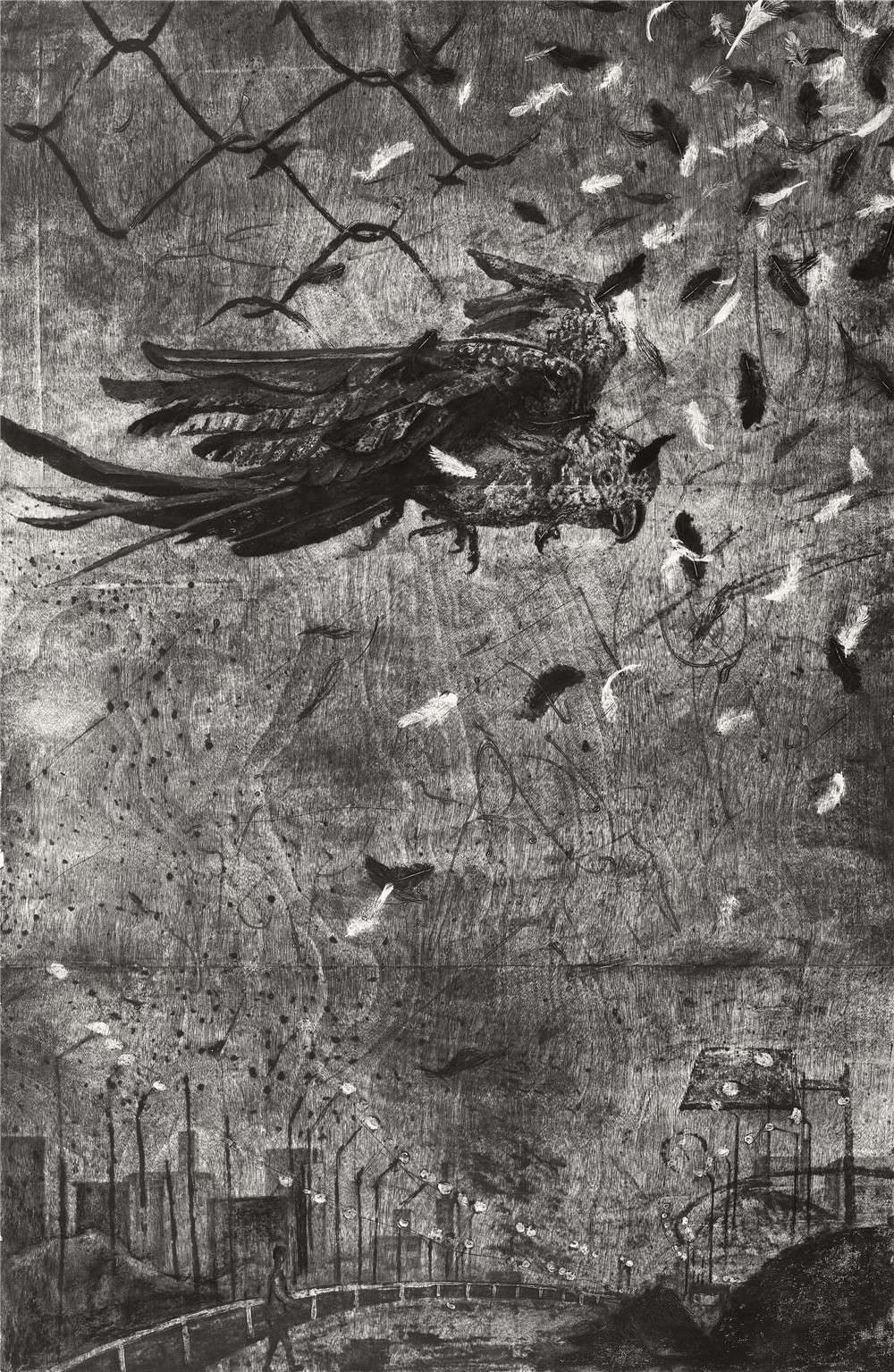 2018·百家金陵-版-003-迷途之三·3综合版画174cm×115cm何佳荣（天津）.jpg
