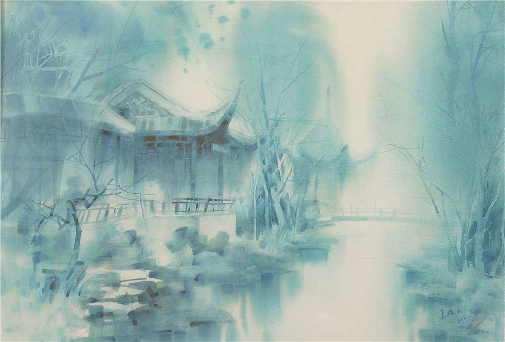 展捐-水-0001  夏晓云  梦圆  水彩画  54×78  2000  206508.jpg