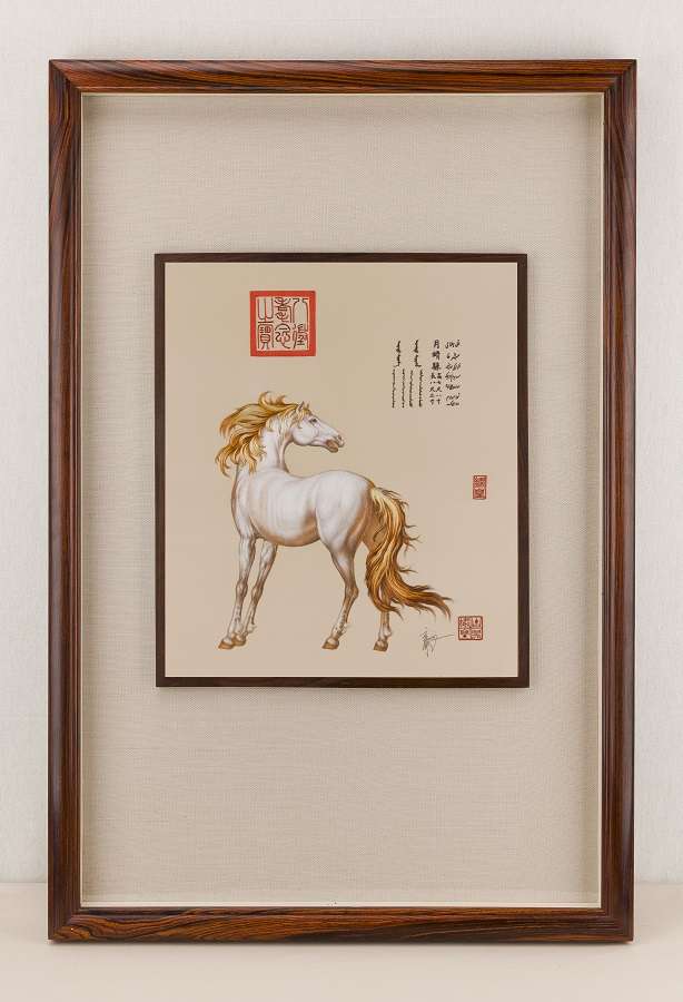 刺绣《贵人阅骏图》沈德龙61×3×92（cm）2.jpg