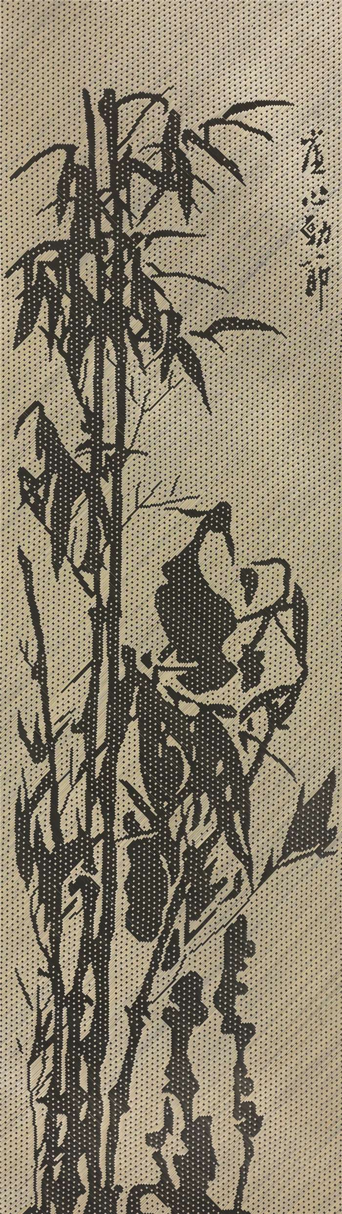 民间艺术  耿月新  梅兰竹菊  扬中竹编  150cm×150cm  镇江 254293.jpg